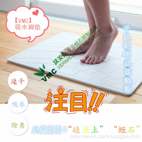 Diatomaceous earth Bath Mat